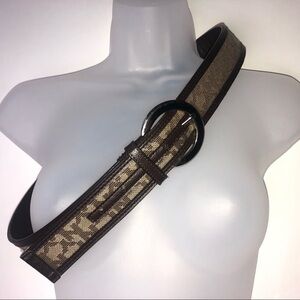 New York & Company Belt‎ Brown/Tan w/Logo Medium